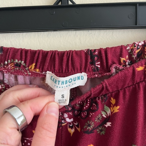 Floral Paisley Print Pants - Picture 2 of 2